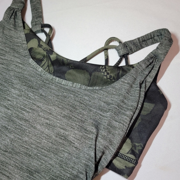 Lululemon | Camouflage Green Gray Tank Top - Picture 7 of 8